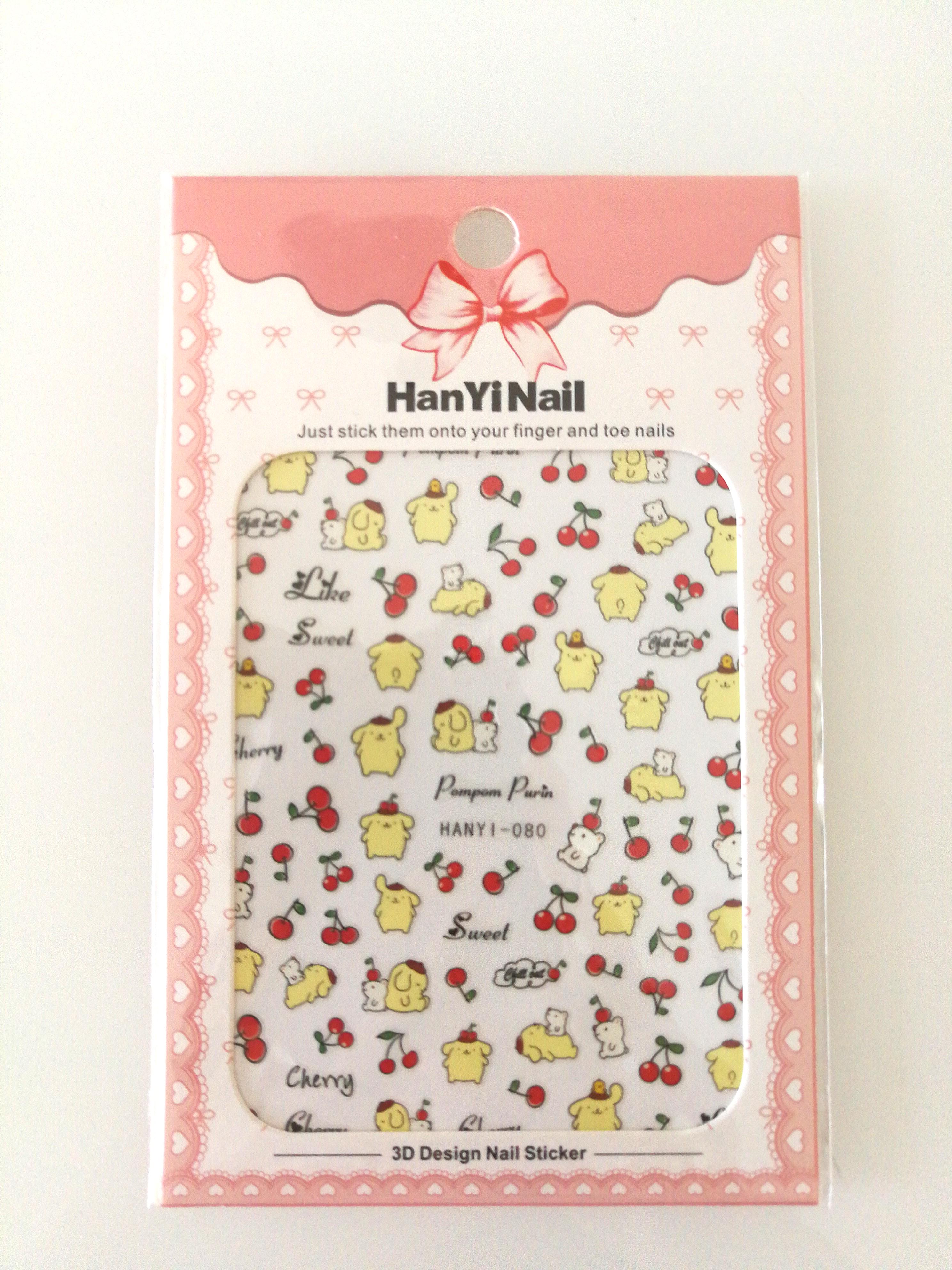 Bnip Sanrio Pom Pom Purin Cherry Nail Stickers Nail Art Nail Decals Health Beauty Hand Foot Care On Carousell Bnip Sanrio Pom Pom Purin Cherry Nail Stickers Nail Art Nail Decals Health Beauty Hand Foot Care On Carousell