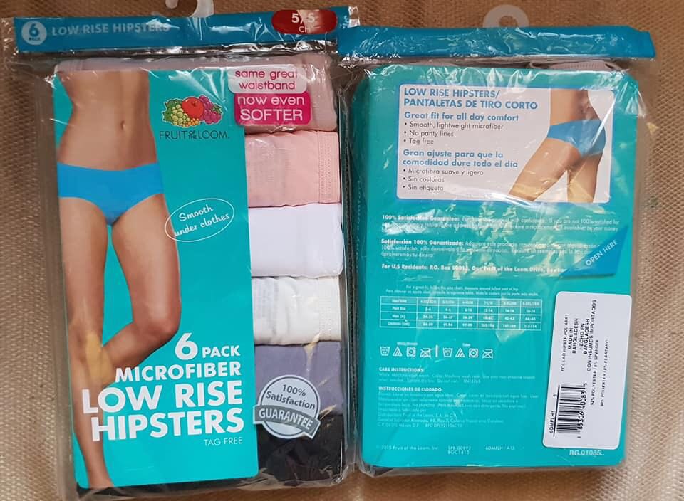 fruit of the loom microfiber panties