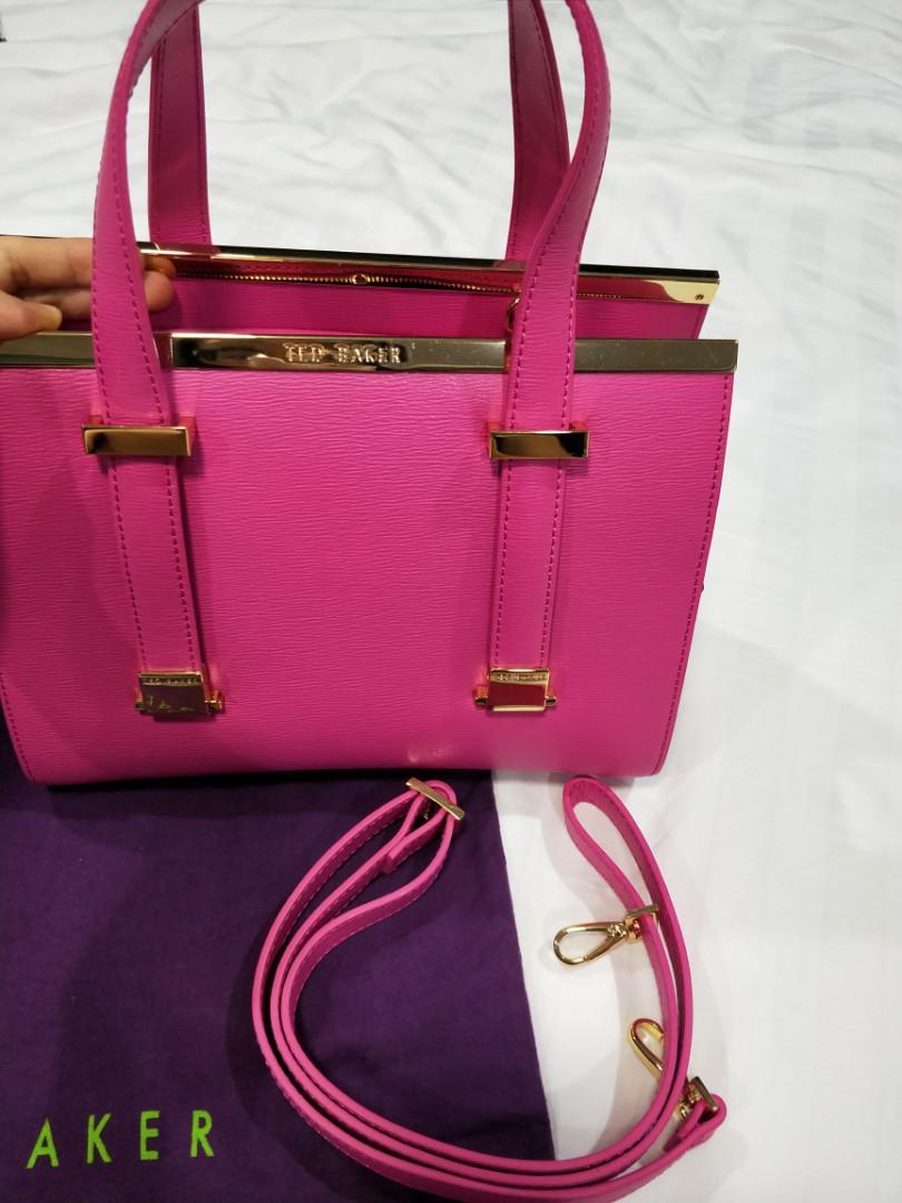 bright pink ted baker bolsa