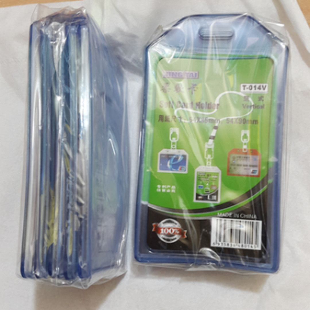 Casing id card 2 kartu - Card Holder 2 in 1 Bolak Balik, Buku & Alat ...