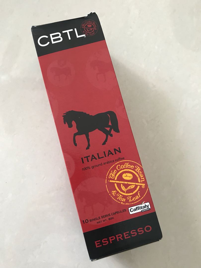 Coffee Bean Tea Leaf Cbtl Genuine Coffee Capsule Food Drinks Beverages On Carousell