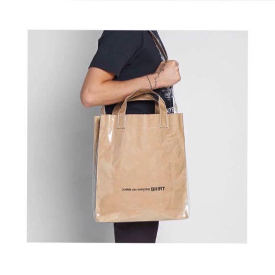 Comme des garcons vinyl bag best sale