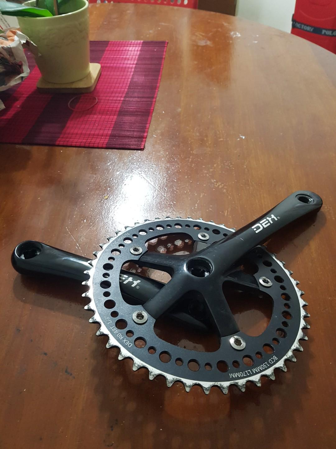 DEX crankset 48T Sports Equipment Bicycles Parts Bicycles
