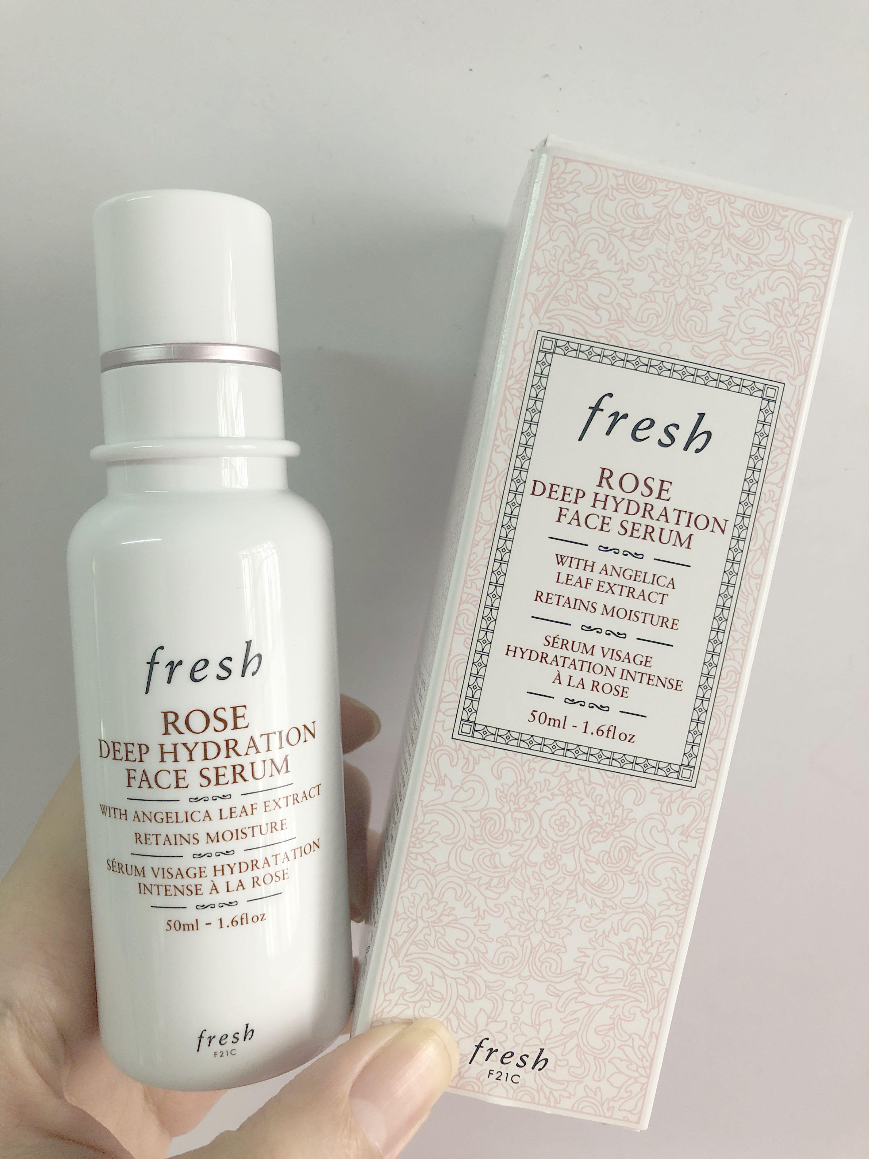 rose deep hydration face serum