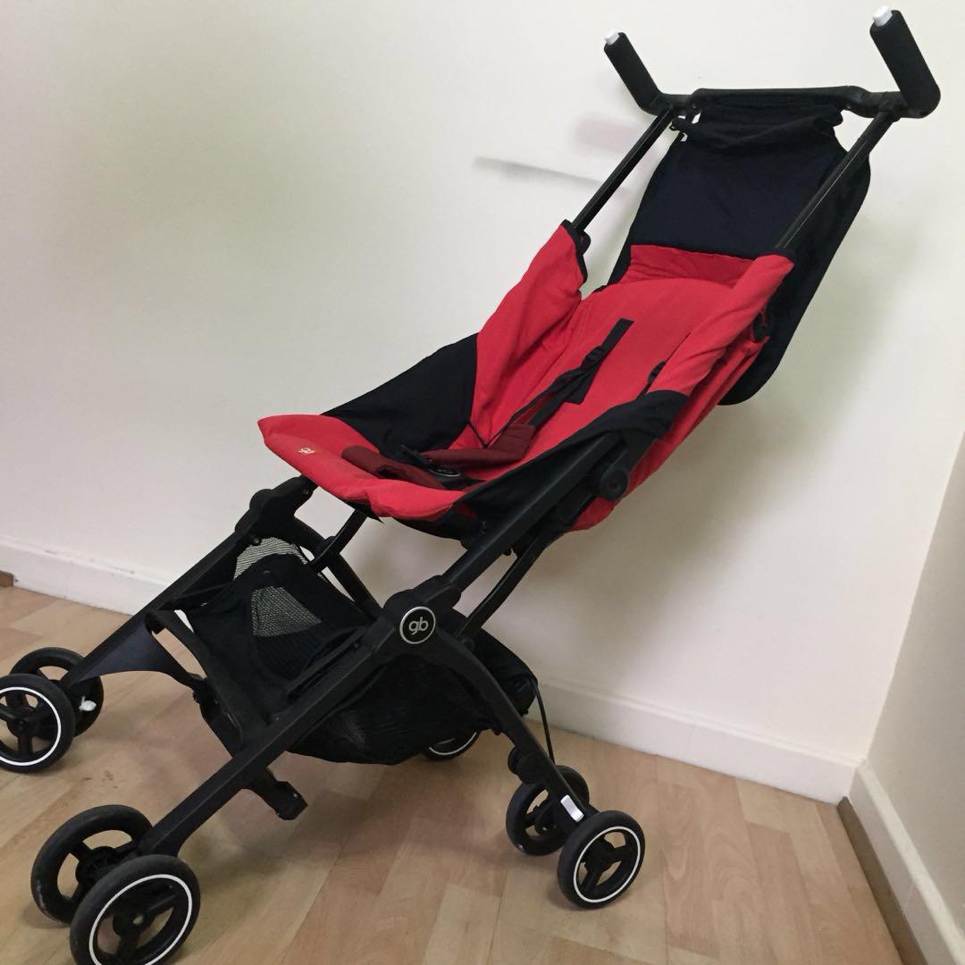 Gb pockit stroller red discount