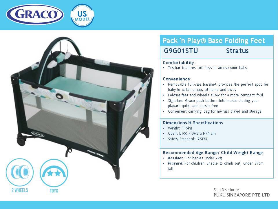 graco pack and play mattress size