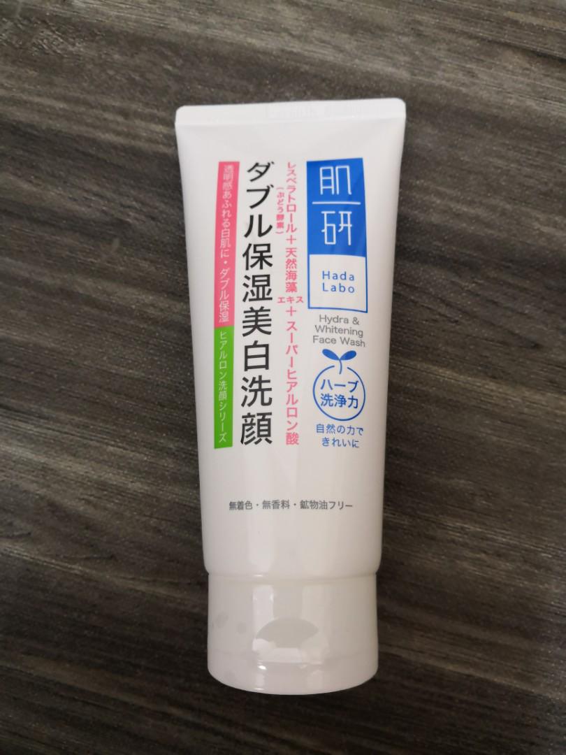hada labo hydra and whitening cleanser review