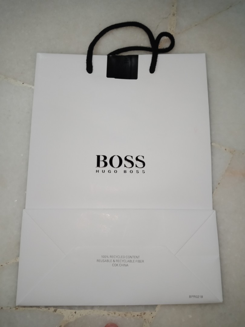 hugo boss carrier bag