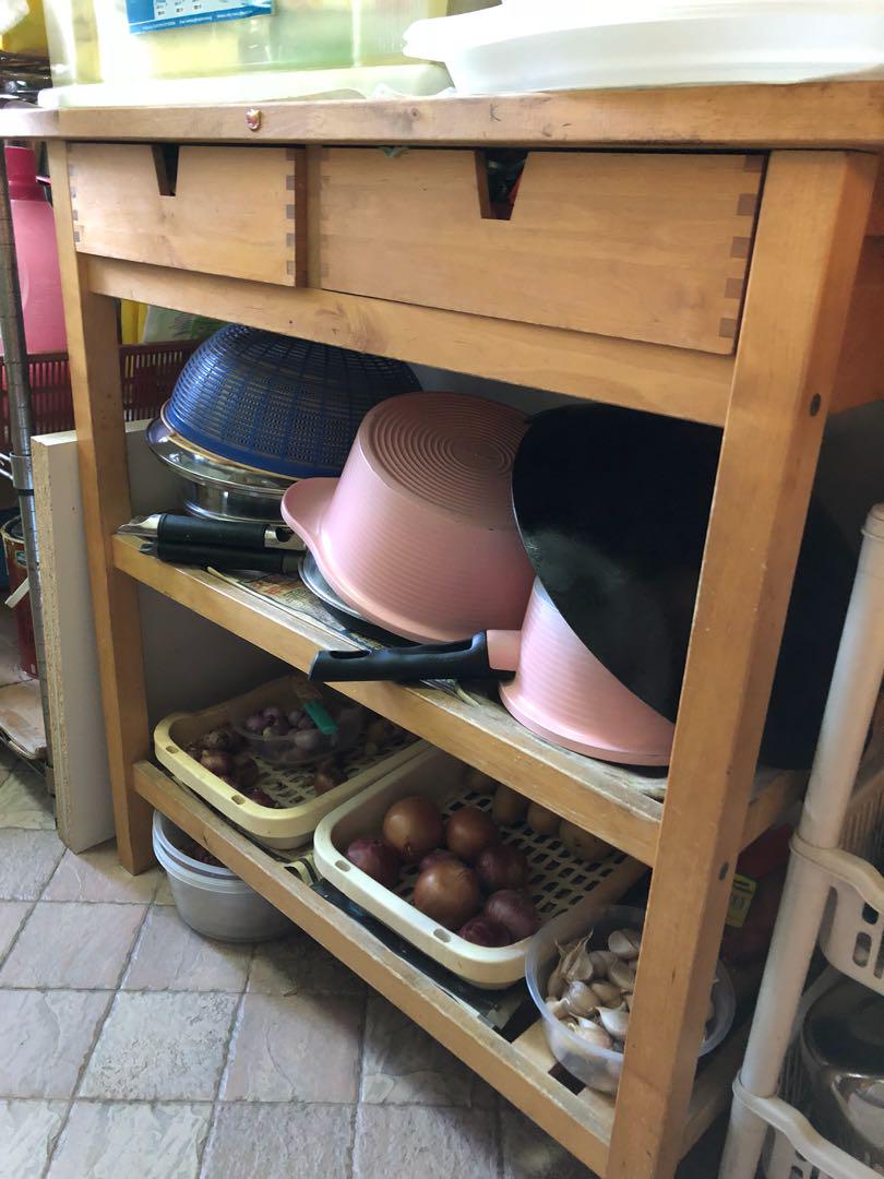 Ikea Kitchen Rack and Table, Furniture & Home Living, Furniture