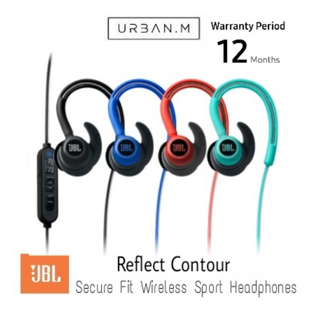 jbl reflect contour secure fit wireless sport headphones