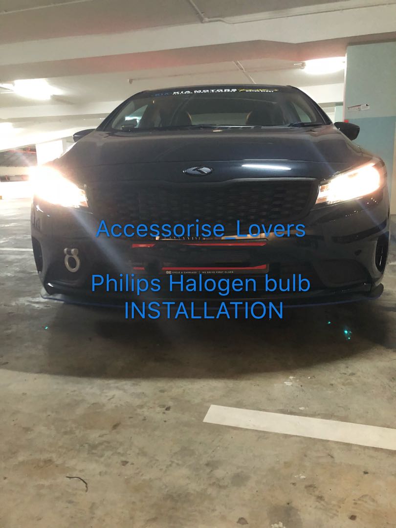 Kia K3 Phillips White Headlight Bulb Philips Xtreme Vision Plus The