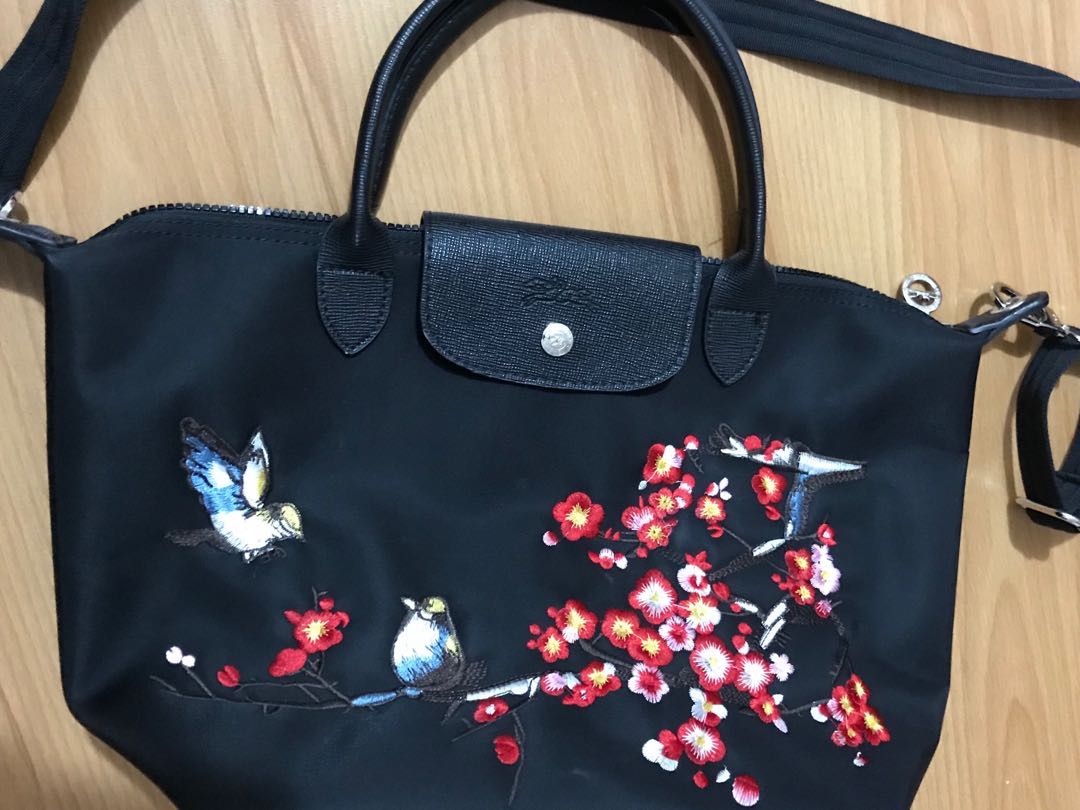 longchamp cherry blossom bolsa