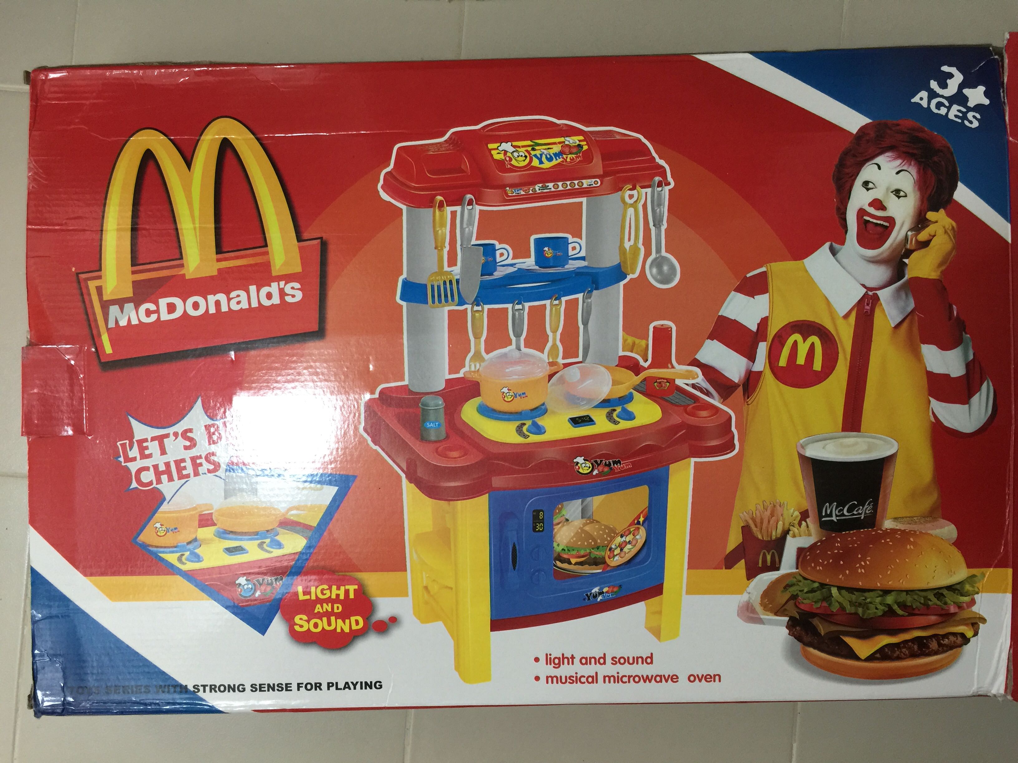 mcdonalds kitchen playset