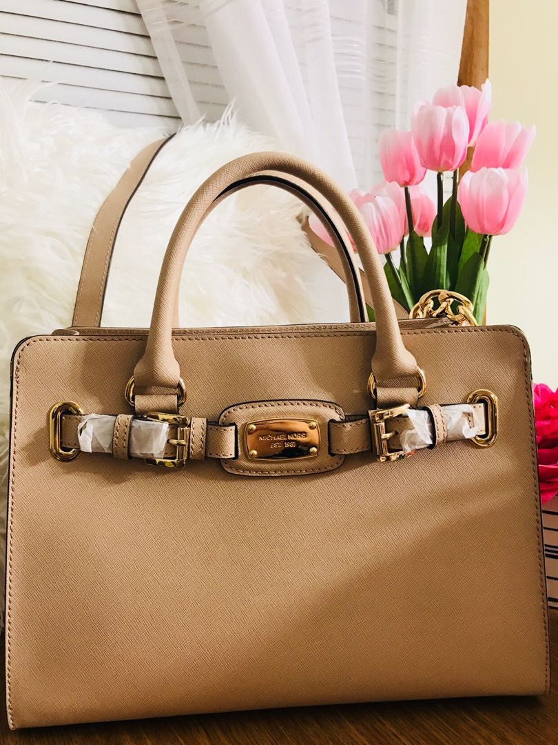 Michael kors hamilton store ew satchel leather
