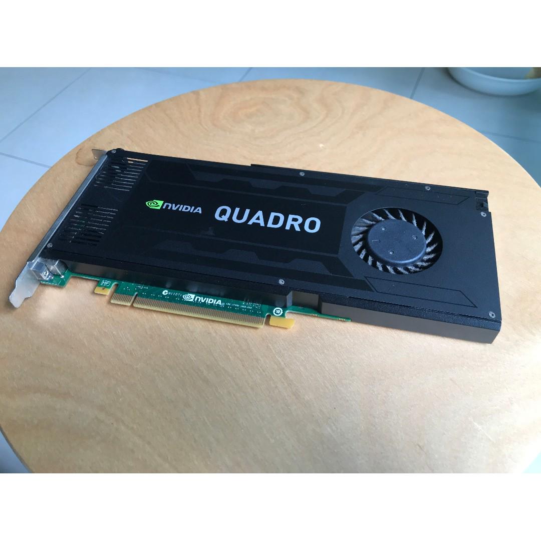 Nvidia Quadro K4000 Graphics Card 3gb For Professional Usage Electronics Computer Parts Accessories On Carousell