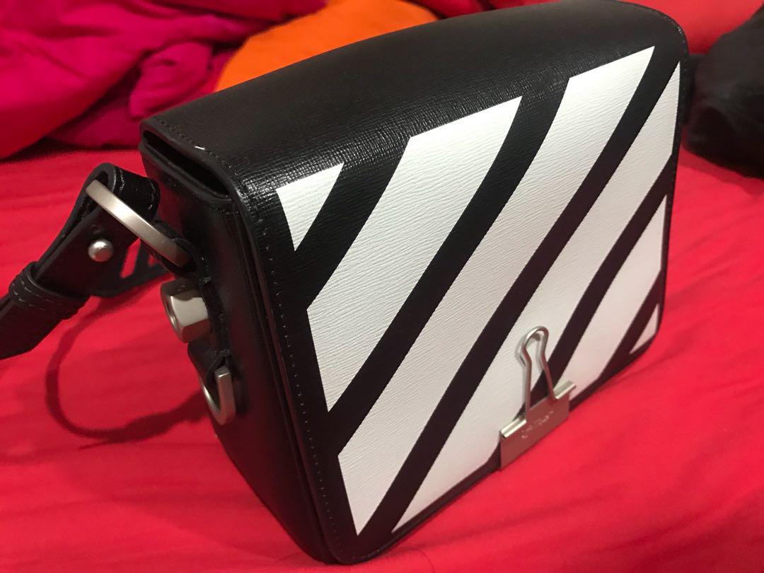 Off white binder clip bag sale replica