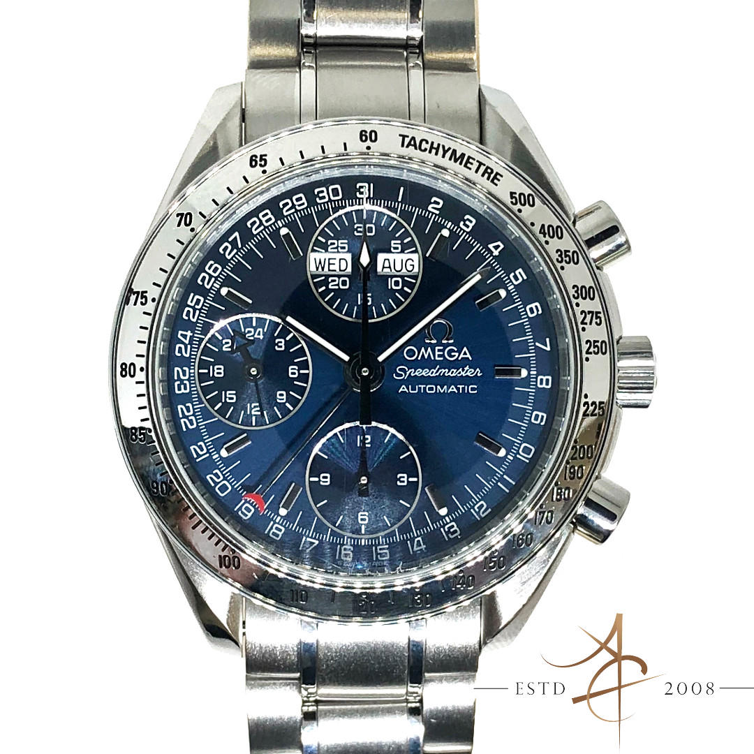 Blue Dial Automatic Chronograph Watch 