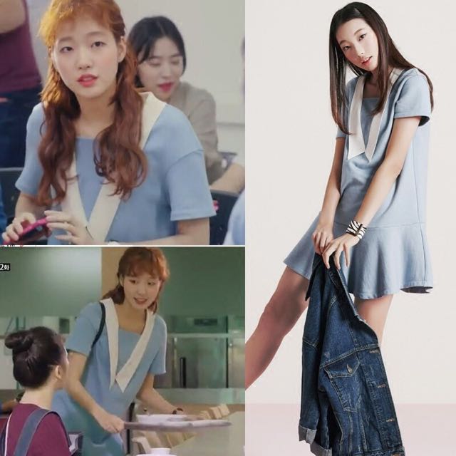 (PO) Cheese In The Trap ( Hong Seol ) Blue Dress, Entertainment, K