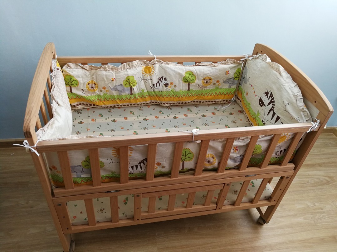 Preloved baby cot, Babies & Kids, Baby Nursery & Kids Furniture, Cots