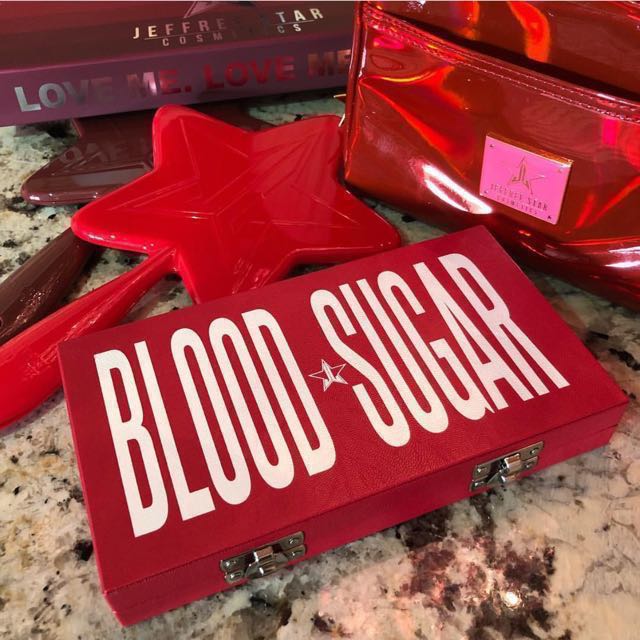 Preorder Jeffree Star Cosmetics Blood Sugar Palette And Love Sick Collection Health Beauty Makeup On Carousell