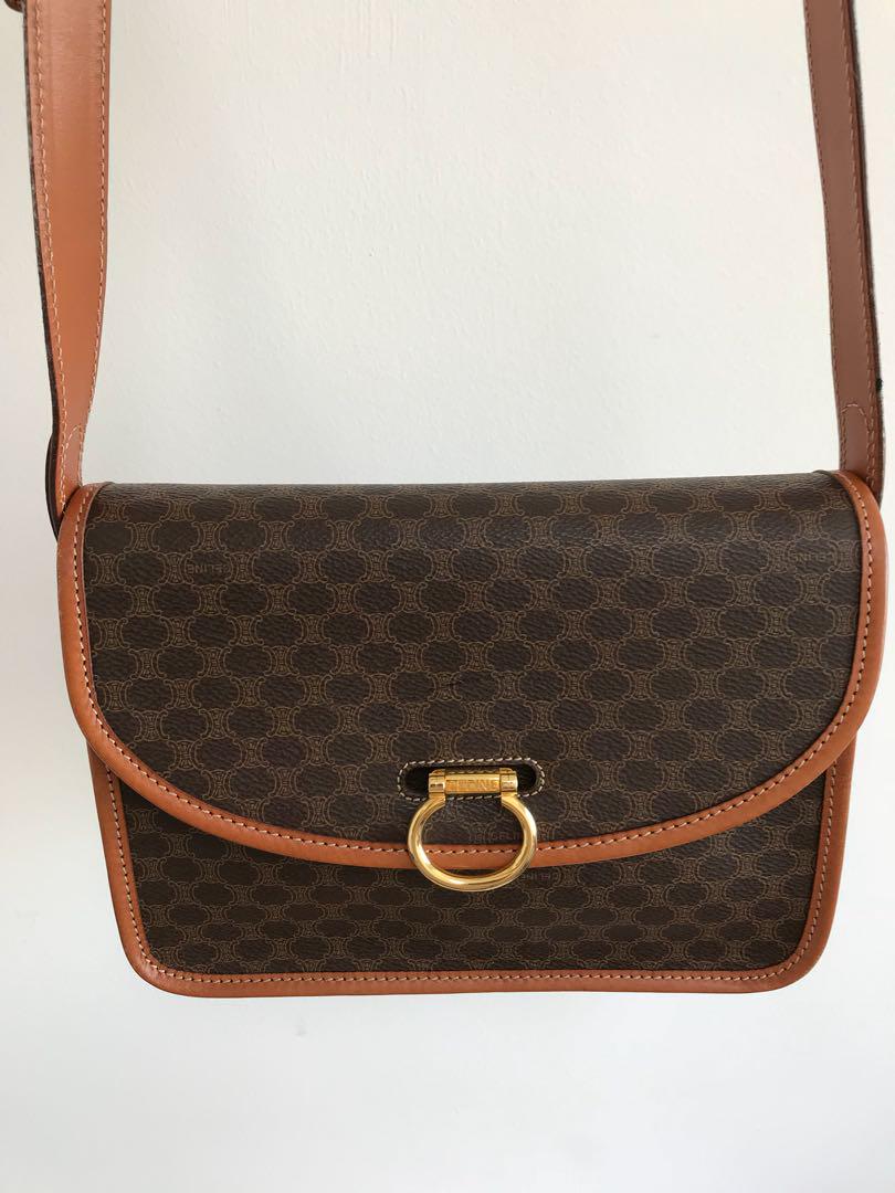 Rare Authentic Vintage Celine Sling Bag, Women's Fashion, Bags