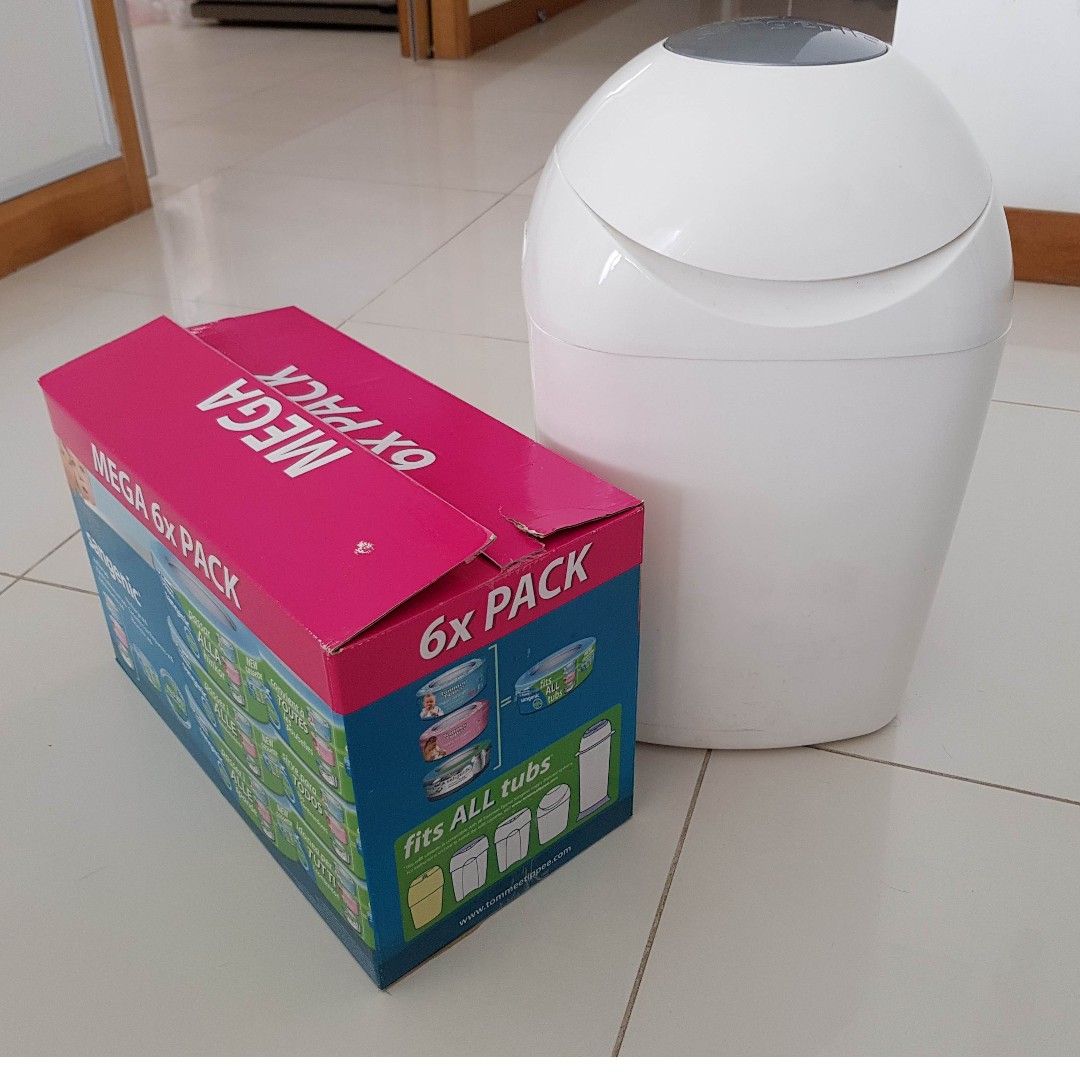 Sangenic Nappy Disposal System Trash, Babies & Kids, Bathing & Changing