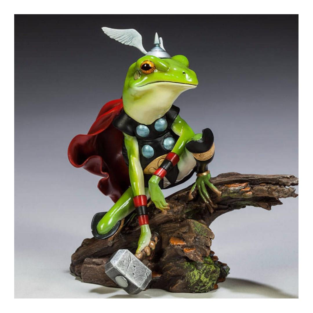 Sideshow Thor Frog Diorama Statue, Toys & Collectibles, Figurines