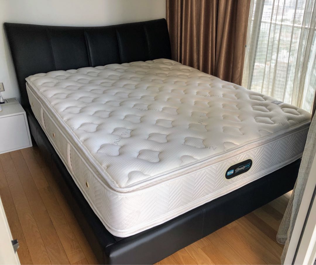 Simmons Bed Vista Beauty Rest Venus Queen Size Furniture Photo