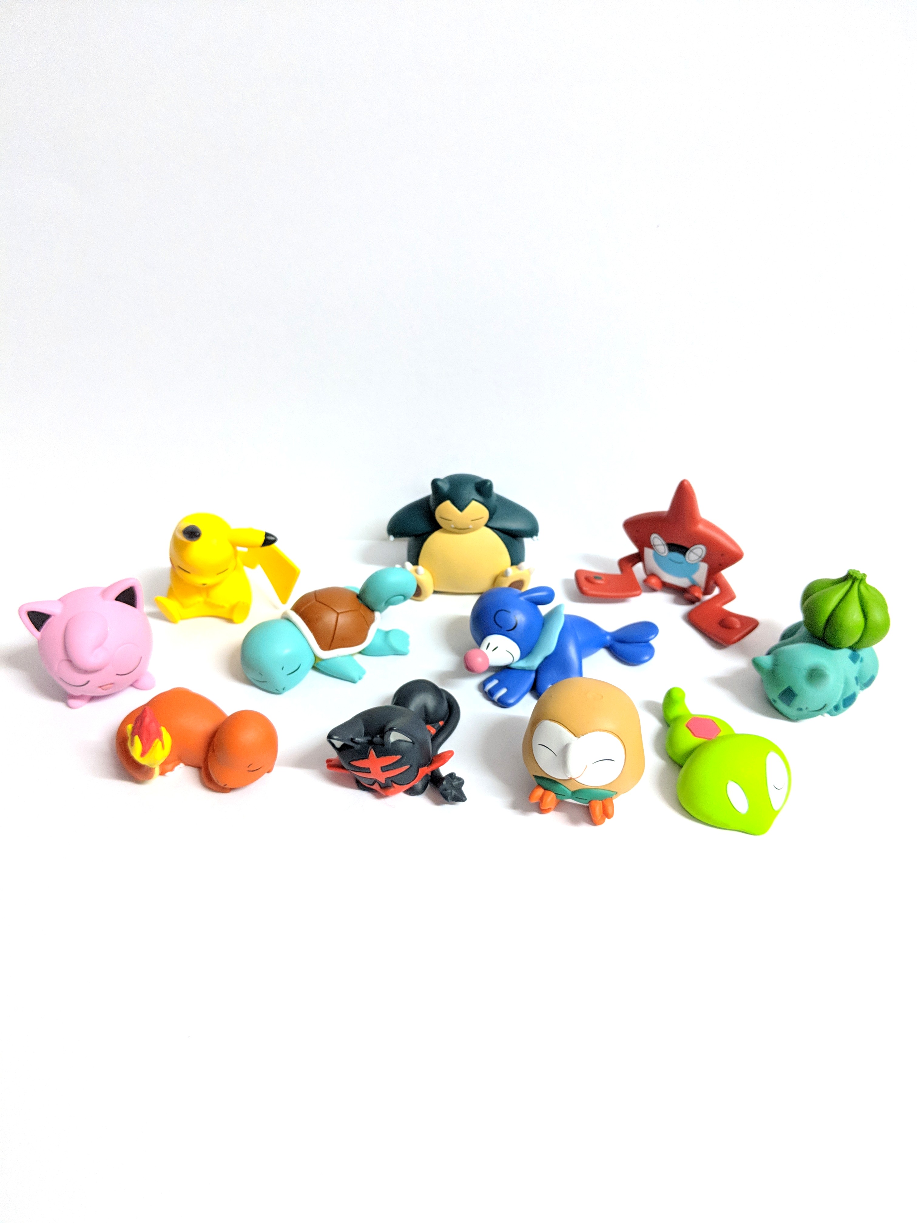 sleeping pokemon figures