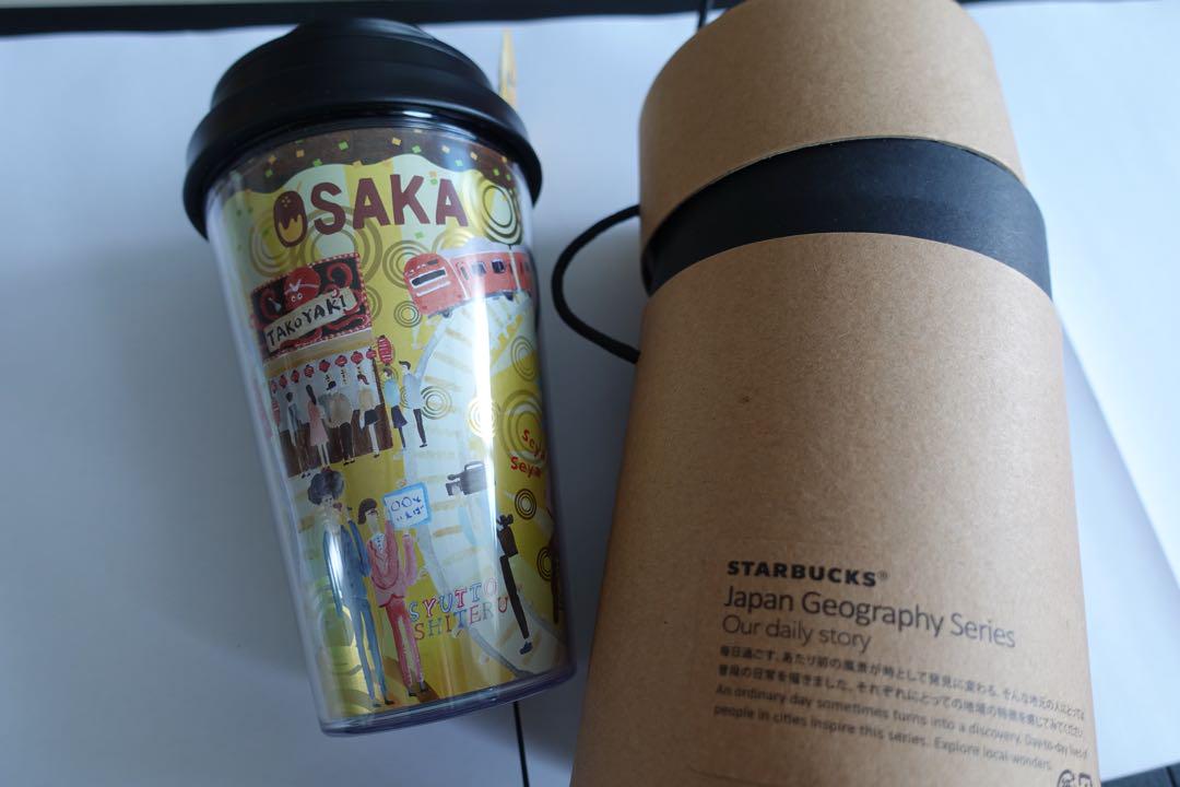 Starbucks Tumbler Japan Geography Series Osaka, Desain & Kerajinan