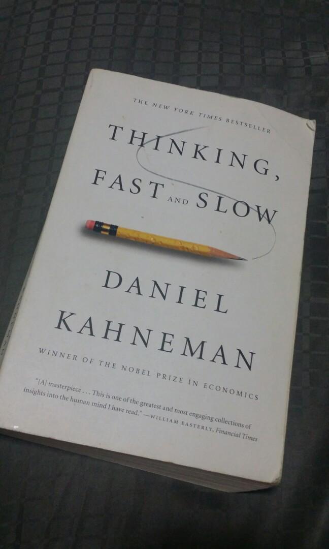 Thinking Fast And Slow By Daniel Kahneman Books Stationery Non Fiction On Carousell
