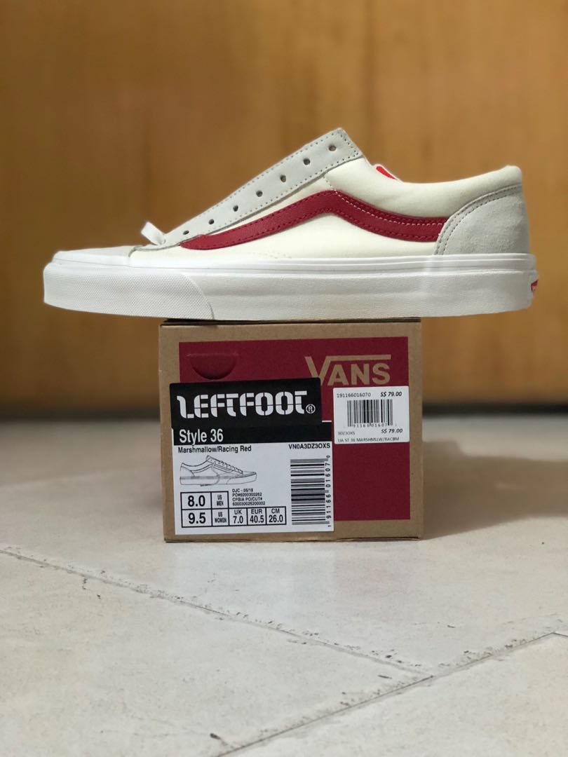 vans red marshmallow