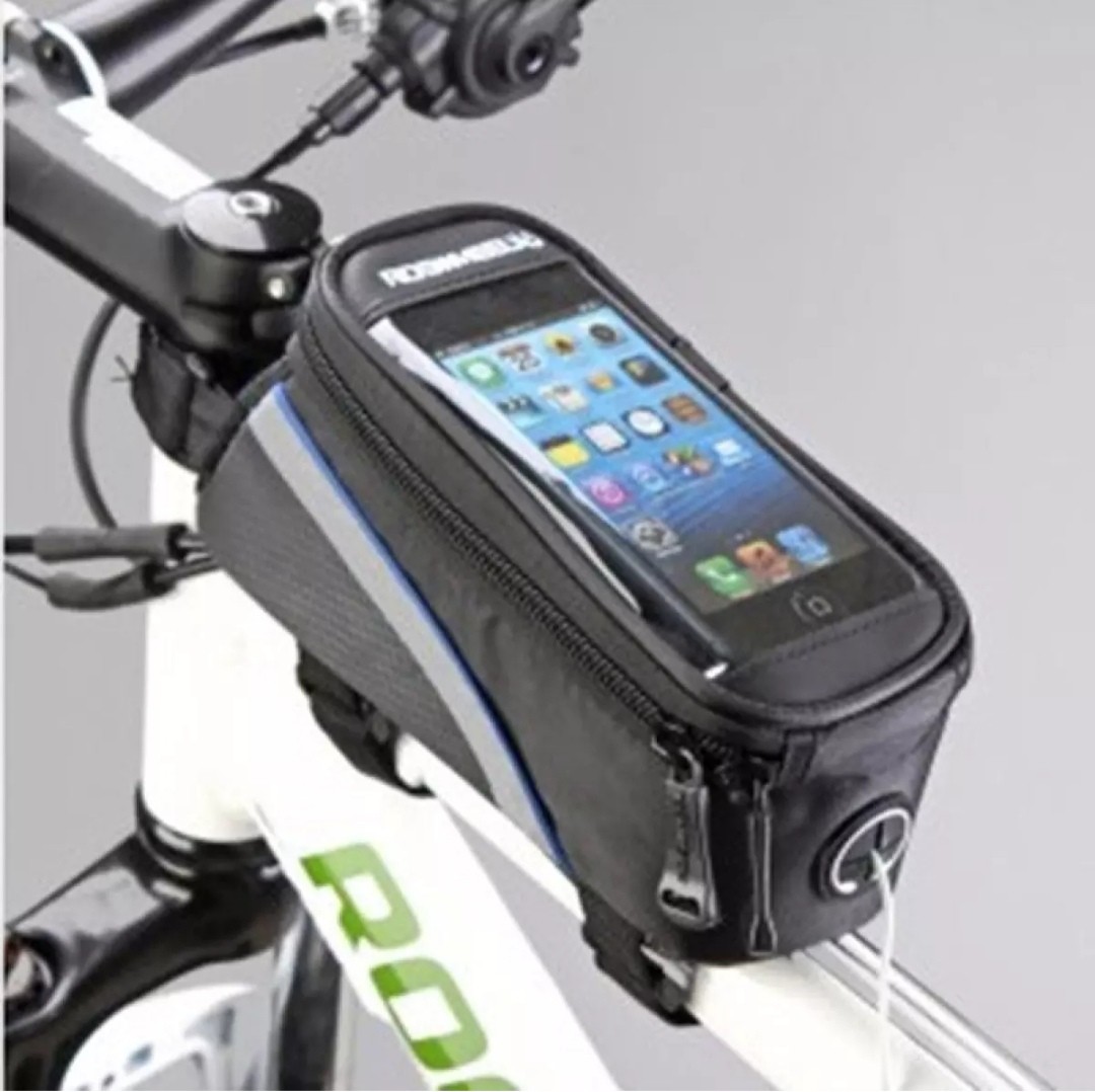 Waterproof Cycling Bag Bike Bicycle Front Frame Pannier Tube Bag For Cell Phone