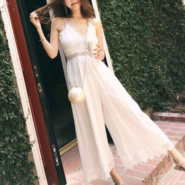 wedding culotte jumpsuit