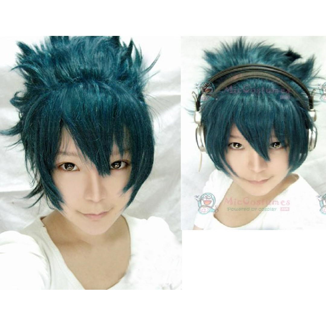 turquoise cosplay wig