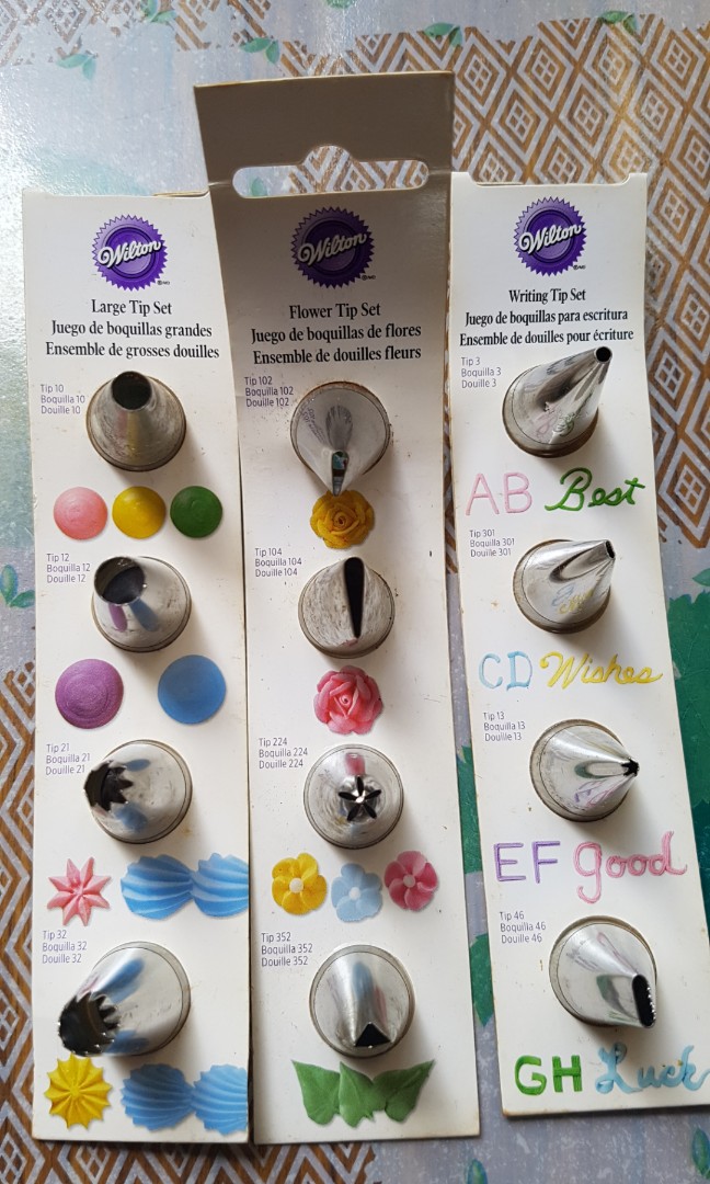 Wilton piping tips, Furniture & Home Living, Kitchenware & Tableware