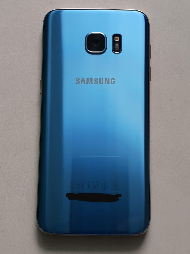 Wts Samsung Galaxy S7 Edge 32gb Blue Mobile Phones Tablets Android Phones Samsung On Carousell