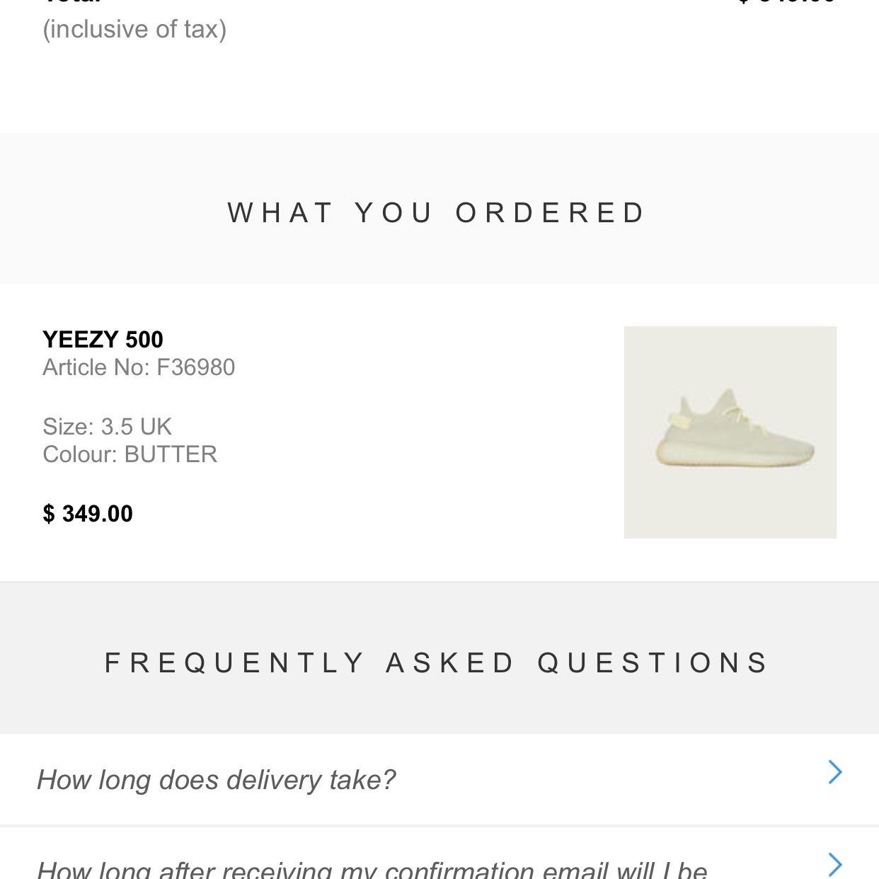 yeezy size 3.5 uk