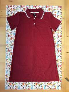 RED POLO TEEDRESS