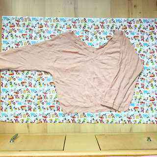 PEACH KNITTED TOP