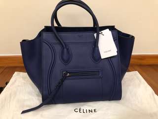 Preloved Authentic Celine Phantom Medium in Indigo *Mint Condition*