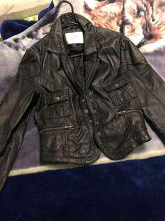 Leather jacket