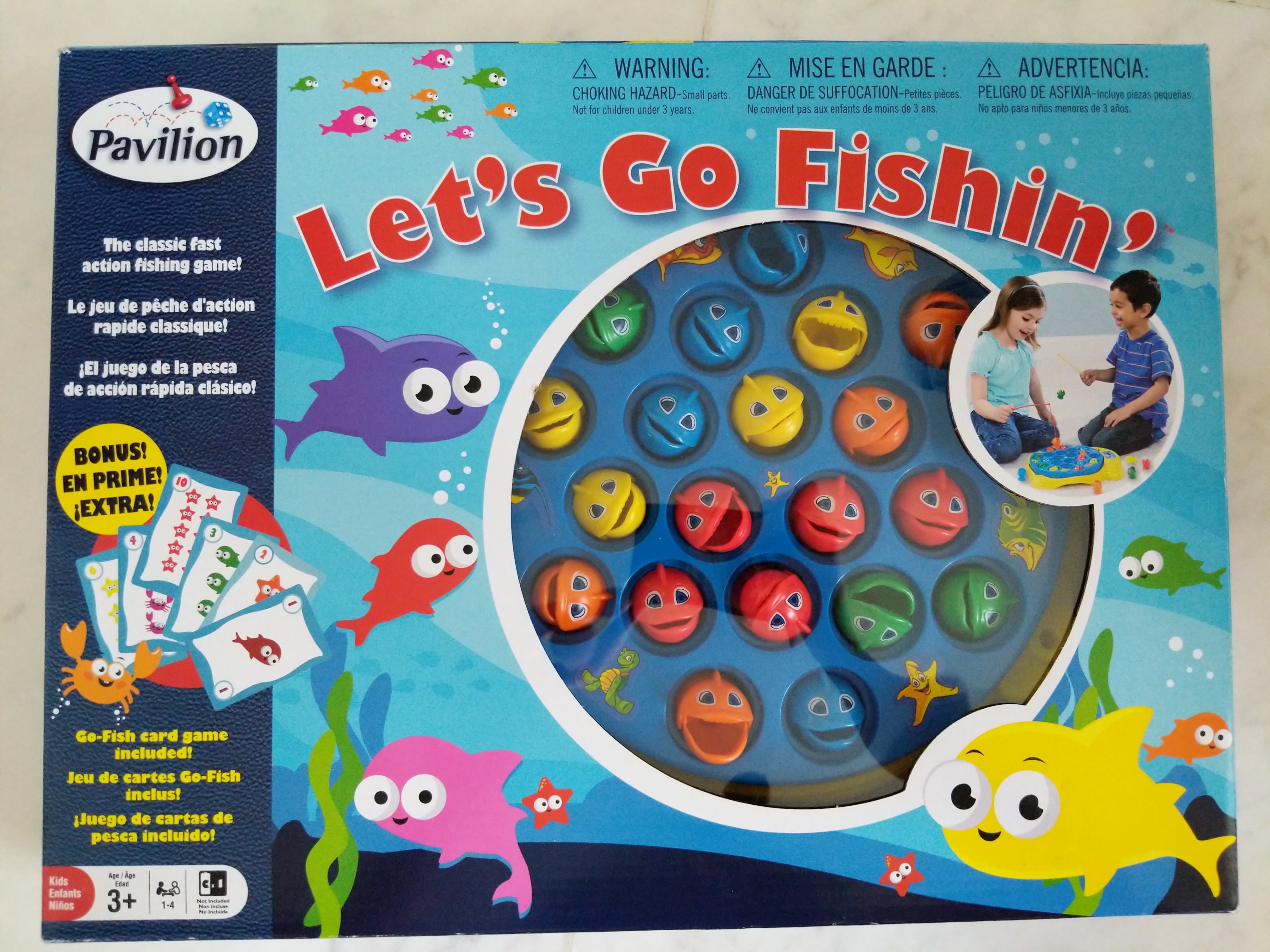Almost new Toysrus Pavilion Lets Go Fishing Game, Hobbies & Toys