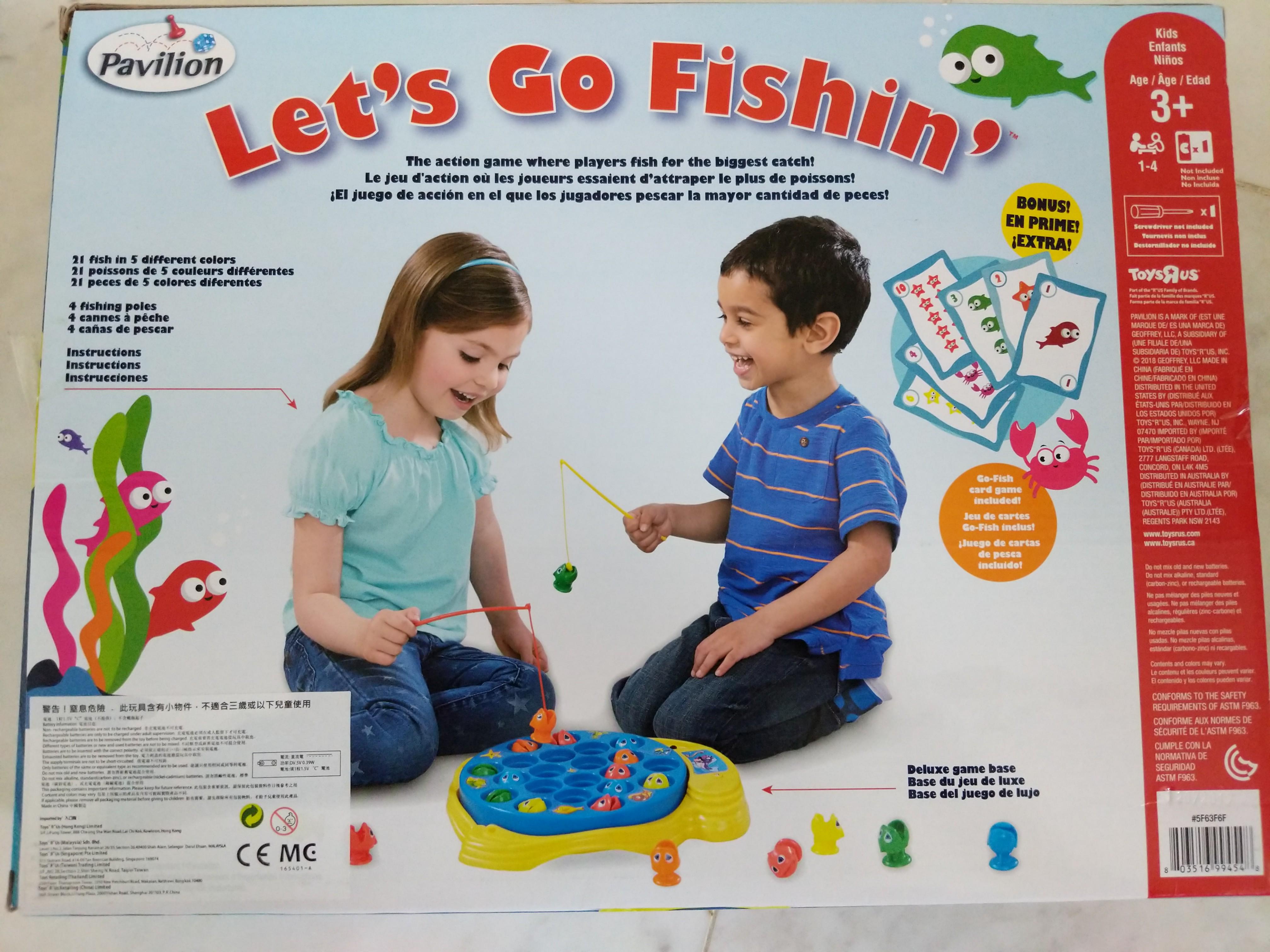 Almost new Toysrus Pavilion Lets Go Fishing Game