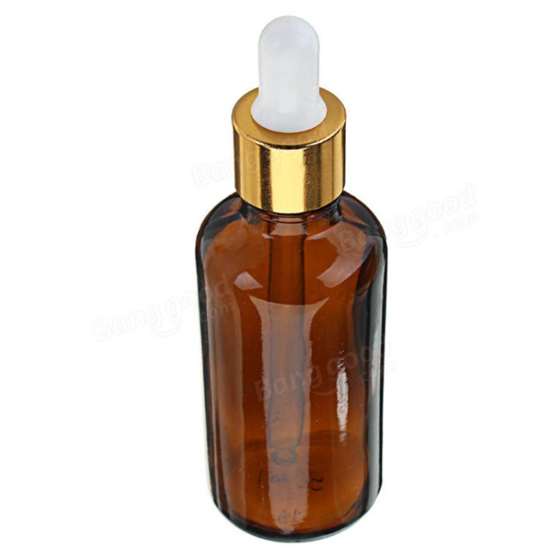 Amber Glass With Metallic Gold White Dropper Pipette 30ml 4sets Health Beauty Perfumes Nail Care Others On Carousell
