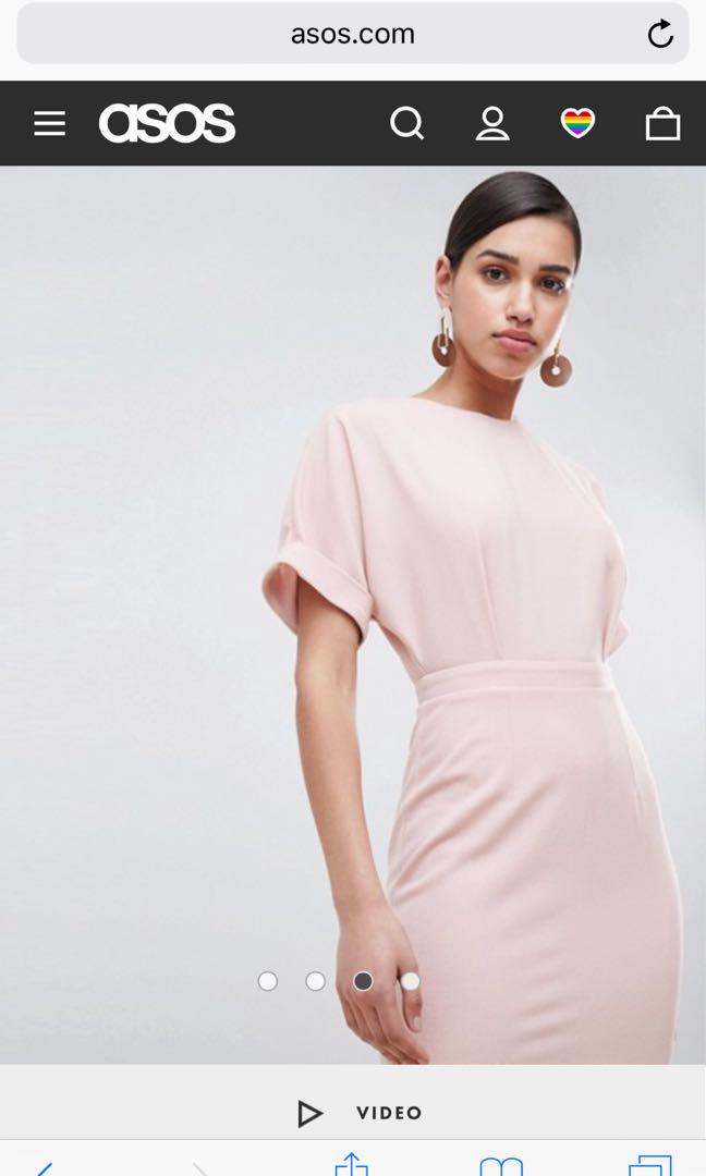 Asos design wiggle midi dress Women s Fashion Dresses Sets Dresses on Carousell