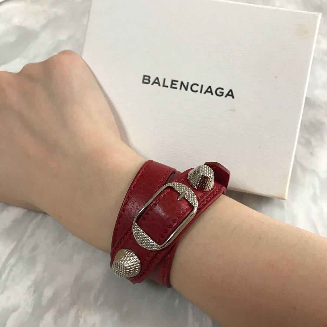 Balenciaga Triple Tour Bracelet Size S, Luxury,
