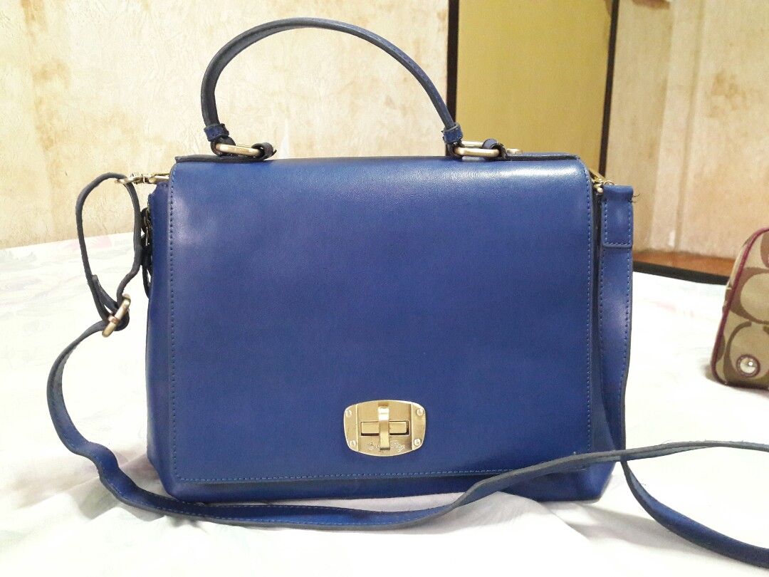 Billy Bag Two Way Shoulder Crossbody Blue Bag
