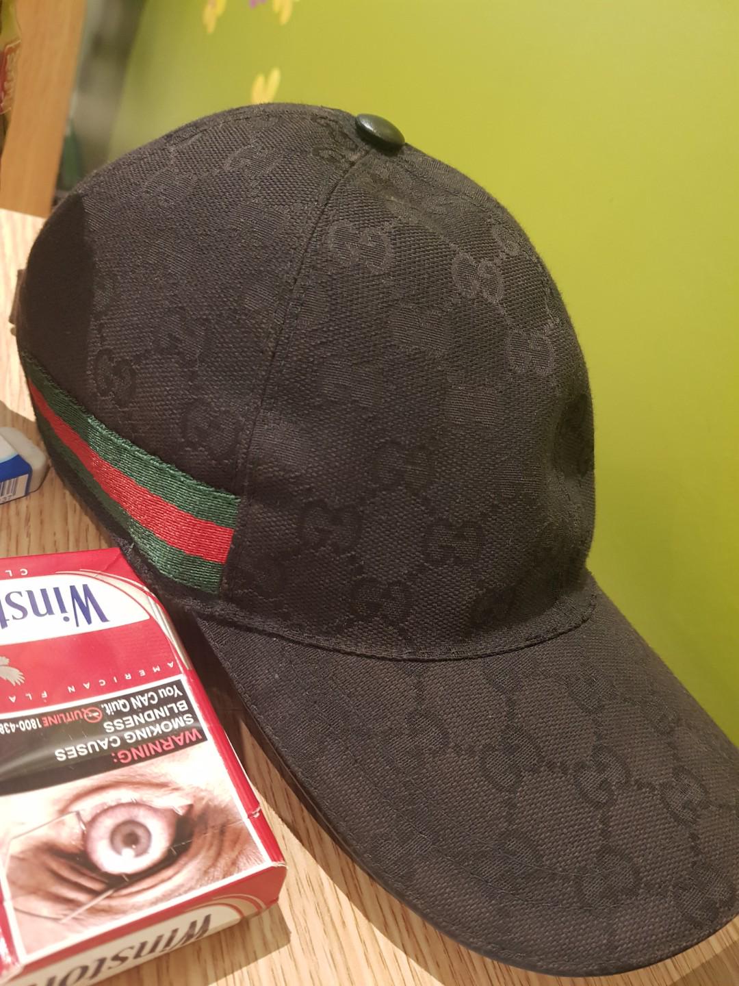 black gucci hats