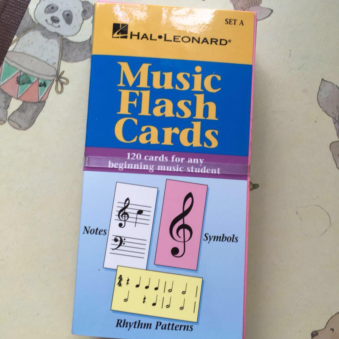 Bn Hal Leonard Music Flash Cards Set A Books Stationery